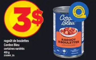 Maxi RAGOÛT DE BOULETTES CORDON BLEU offer