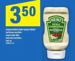 Maxi MAYONNAISE STYLE SAUCE HEINZ offer
