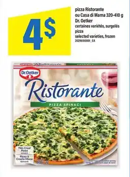 Maxi Pizza Ristorante ou Casa di Mama 320-410 g Dr. Oetker offer