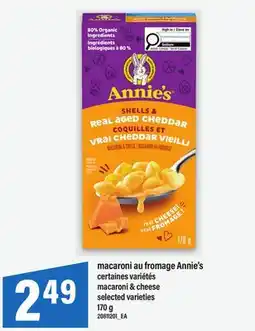 Maxi MACARONI AU FROMAGE ANNIE'S | MACARONI & CHEESE offer