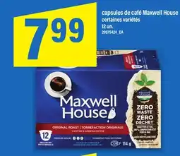 Maxi CAPSULES DE CAFÉ MAXWELL HOUSE, 12 un offer
