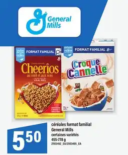 Maxi CÉRÉALES FORMAT FAMILIAL GENERAL MILLS offer