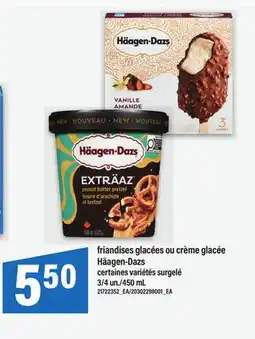 Maxi FRIANDISES GLACÉES OU CRÈME GLACÉE HÄAGEN-DAZS, 3/4 UN./450 ML offer