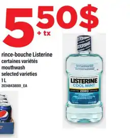 Maxi Rince-bouche Listerine offer