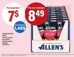 Maxi COCKTAIL DE FRUITS ALLEN'S | FRUIT COCKTAIL offer