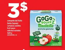 Maxi COMPOTE DE FRUITS GOGO SQUEEZ offer