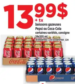 Maxi BOISSONS GAZEUSES PEPSI OU COCA-COLA offer