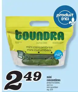 Marché Richelieu MINI CUCUMBERS | MINI CUCUMBERS offer