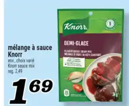 Marché Richelieu MÉLANGE À SAUCE KNORR | KNORR SAUCE MIX offer