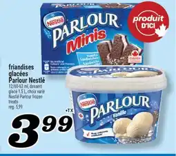 Marché Richelieu FRIANDISES GLACÉES PARLOUR NESTLÉ | NESTLÉ PARLOUR FROZEN TREATS offer