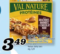 Marché Richelieu BARRES VAL NATURE | NATURE VALLEY BARS offer
