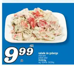 Marché Richelieu SALADE DE GOBERGE | POLLOCK SALAD offer
