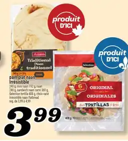 Marché Richelieu PAIN PLAT NAAN IRRÉSISTIBLE | IRRÉSISTIBLE NAAN FLATBREAD offer