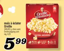Marché Richelieu MAÏS À ÉCLATER ORVILLE | ORVILLE POPPING CORN offer