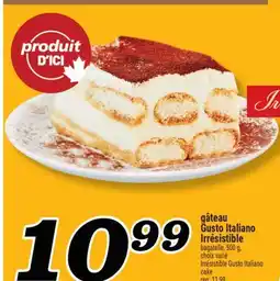 Marché Richelieu Gâteau GustoItaliano Irrésistible | Irrésistible Gusto Italiano cake offer