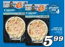 Marché Richelieu COQUILLE-REPAS AUX FRUITS DE MER | MEAL SEAFOOD SHELL offer