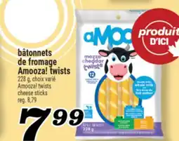 Marché Richelieu BÂTONNETS DE FROMAGE AMOOZA! TWISTS | AMOOZA! TWISTS CHEESE STICKS offer