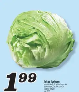 Marché Richelieu LAITUE ICEBERG | ICEBERG LETTUCE offer
