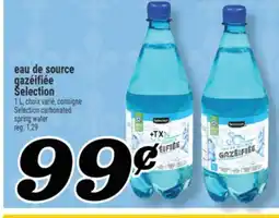 Marché Richelieu EAU DE SOURCE GAZÉIFIÉE SELECTION | SELECTION CARBONATED SPRING WATER offer
