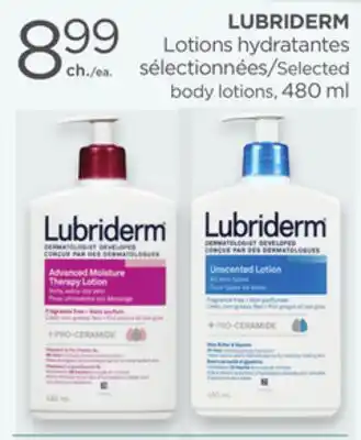 Proxim LUBRIDERM Selected body lotions offer