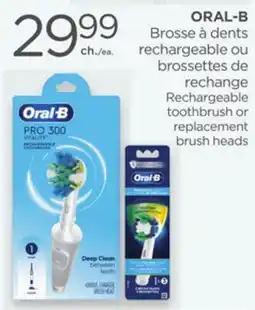 Proxim ORAL-B Rechargeable toothbrush or replacement brush heads offer