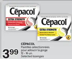 Brunet CÉPACOL Pastilles sélectionnées pour adoucir la gorge offer