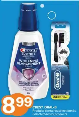 Brunet CREST, ORAL-B Produits dentaires sélectionnés offer