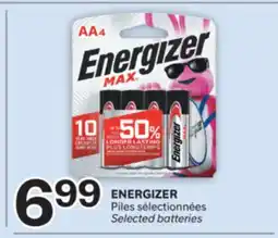 Brunet ENERGIZER Piles sélectionnées offer