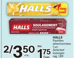 Brunet HALLS Pastilles sélectionnées offer