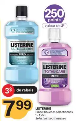 Brunet LISTERINE Rince-bouches sélectionnés offer