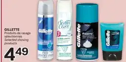 Brunet GILLETTE Produits de rasage sélectionnés offer