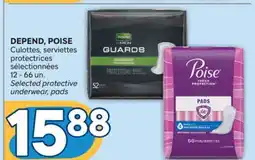 Brunet DEPEND, POISE Culottes, serviettes protectrices sélectionnées offer
