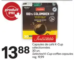 Brunet IRRESISTIBLES Capsules de café K-Cup sélectionnées offer