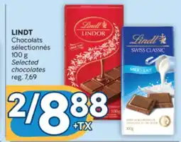 Brunet LINDT Chocolats sélectionnés offer