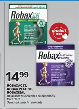 Brunet ROBAXACET, ROBAX PLATINE, ROBAXISAL Relaxants musculaires sélectionnés offer