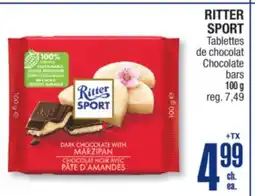 Jean Coutu RITTER SPORT Chocolate bars offer