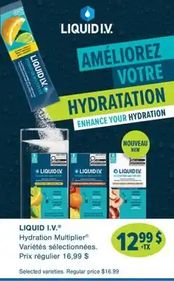 Jean Coutu LIQUID I.V. Hydration Multiplier offer