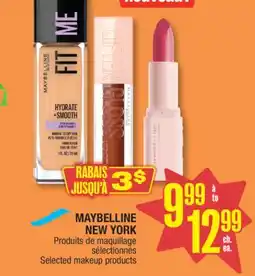 Jean Coutu MAYBELLINE NEW YORK Selected makeup products offer