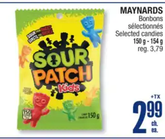 Jean Coutu MAYNARDS Selected candies offer