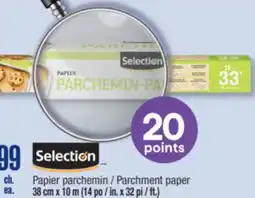 Jean Coutu Selection Parchment paper offer