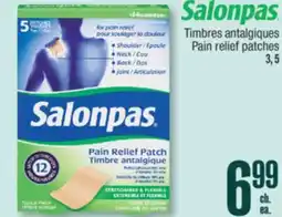 Jean Coutu SALONPAS Pain relief patches offer