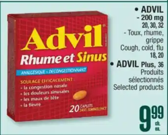 Jean Coutu ADVIL Selected products offer