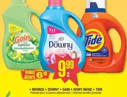 Jean Coutu BOUNCE, DOWNY, GAIN, IVORY Selected laundry products offer