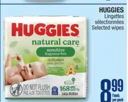 Jean Coutu HUGGIES Selected wipes offer
