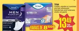 Jean Coutu TENA Selected leak-proof underwear, shields and guards offer