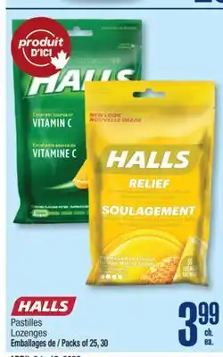 Jean Coutu HALLS Lozenges offer