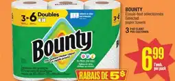 Jean Coutu BOUNTY Selected paper towels offer