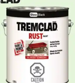 Canadian Tire Tremclad Rust Paint, 3.78L offer