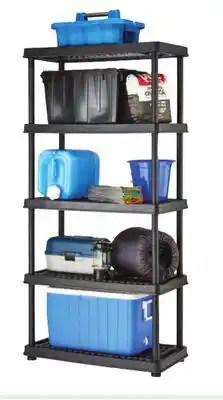 Canadian Tire Mastercraft 5-Shelf Adjustable Resin Rack offer