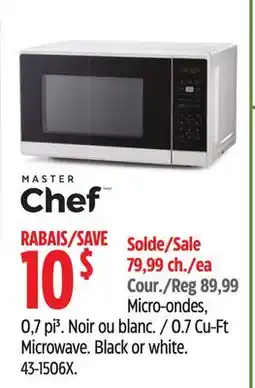 Canadian Tire 0.7 Cu-Ft Microwave offer